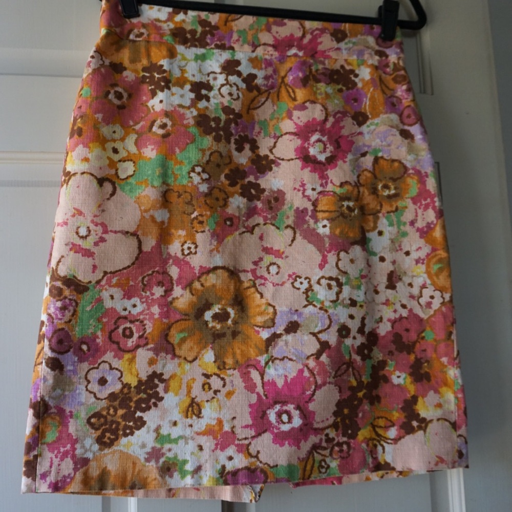 Jcrew Watercolor Pencil Skirt